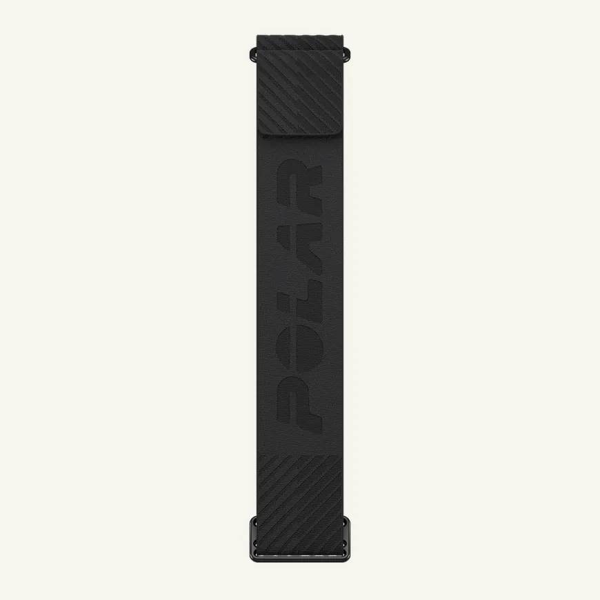 Polar Loop Armband aus elastischem Textil mit eingewebtem Polar-Schriftzug